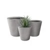 KANTE Large, Medium, Small Round Natural Finish Lightweight Concrete and Weather Resistant Fiberglass Planters (Set of 3) 1 KANTE Large, Medium, Small Round Natural Finish Lightweight Concrete and Weather Resistant Fiberglass Planters (Set of 3) -Vigoro sales Store natural concrete kante plant pots rc0154bcd c80021 64 1000