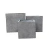 KANTE Set of 3 Lightweight Modern Square Outdoor Planters, 16 in., 12 in. and 10 in. Tall, Natural Concrete 1 KANTE Set of 3 Lightweight Modern Square Outdoor Planters, 16 in., 12 in. and 10 in. Tall, Natural Concrete -Vigoro sales Store natural concrete kante plant pots rf0001abcc80021 64 1000