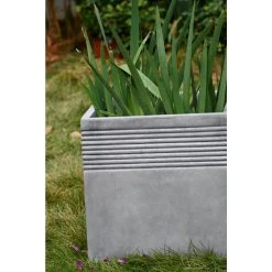 KANTE Small 15 in. Tall Natural Lightweight Concrete Modern Square Outdoor Planter -Vigoro sales Store natural concrete kante plant pots rf0128b c80021 77 1000