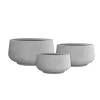 KANTE 21.6", 16.9", and 12.5"W Round Natural Concrete Elegant Planters, Set of 3 Outdoor Indoor Seamless w/ Drainage Hole -Vigoro sales Store natural concrete kante plant pots rf2015021abc c80021 64 1000