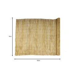 Vigoro 6 ft. H x 16 ft. W Natural Reed Garden Fencing Roll 11 Vigoro 6 ft. H x 16 ft. W Natural Reed Garden Fencing Roll -Vigoro sales Store natural vigoro garden fencing 0406164 40 1000