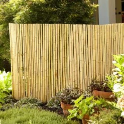 Vigoro 4 ft. H x 6 ft. W Natural Bamboo Fence 13 Vigoro 4 ft. H x 6 ft. W Natural Bamboo Fence -Vigoro sales Store natural vigoro garden fencing 4477405 1f 1000