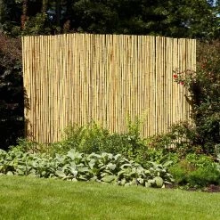 Vigoro 4 ft. H x 6 ft. W Natural Bamboo Fence 15 Vigoro 4 ft. H x 6 ft. W Natural Bamboo Fence -Vigoro sales Store natural vigoro garden fencing 4477405 31 1000