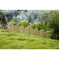 Vigoro Natural Pipe Organ 8 in. Bamboo Garden Fence -Vigoro sales Store natural vigoro garden fencing 4477408 31 1000