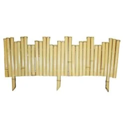 Vigoro Natural Pipe Organ 8 in. Bamboo Garden Fence