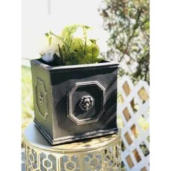 KANTE 12.6 in. Tall Oil Rubbed Bronze Lightweight Concrete Classic Square English Style Lion Head Planter 9 KANTE 12.6 in. Tall Oil Rubbed Bronze Lightweight Concrete Classic Square English Style Lion Head Planter -Vigoro sales Store oil rubbed bronze kante plant pots rf0172b c80201 1f 1000