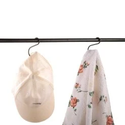 Vigoro 1.77 in. x 0.157 in. x 3.35 in. Black Metal Extender Hooks (2-Pack) -Vigoro sales Store powder coating vigoro plant hangers 541117 77 1000