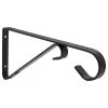 Vigoro 9.81 in. x 0.625 in. x 4.5 in. Black Iron Plant Bracket 2 Vigoro 9.81 in. x 0.625 in. x 4.5 in. Black Iron Plant Bracket -Vigoro sales Store powder coating vigoro plant hangers 570591 64 1000