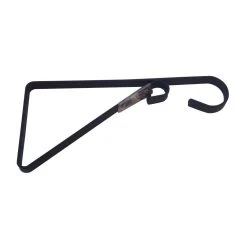 Vigoro 9.81 in. x 0.625 in. x 4.5 in. Black Iron Plant Bracket -Vigoro sales Store powder coating vigoro plant hangers 570591 a0 1000