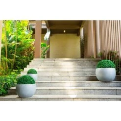 KANTE 20 in., 16 in. and 12 in. W Round Slate Gray Concrete/Fiberglass Indoor Outdoor Elegant Bowl Planters (Set of 3) 16 KANTE 20 in., 16 in. and 12 in. W Round Slate Gray Concrete/Fiberglass Indoor Outdoor Elegant Bowl Planters (Set of 3) -Vigoro sales Store slate gray kante plant pots osc0049abc c60611 44 1000