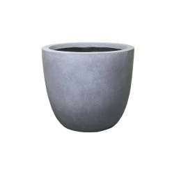 KANTE 10 in. W Round Slate Gray Concrete/Fiberglass Indoor Outdoor Elegant Planter -Vigoro sales Store slate gray kante plant pots osc0050a c60611 c3 1000