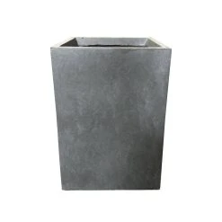 KANTE 13 in. H Square Slate Gray Lightweight Concrete/Fiberglass Indoor Outdoor Modern Planter -Vigoro sales Store slate gray kante plant pots osf0007a c60611 c3 1000