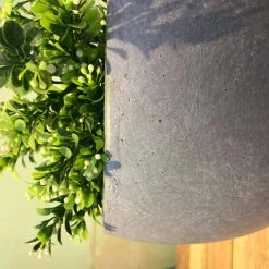 KANTE 8 in. Tall Slate Gray Lightweight Concrete Outdoor Round Bowl Planter 9 KANTE 8 in. Tall Slate Gray Lightweight Concrete Outdoor Round Bowl Planter -Vigoro sales Store slate gray kante plant pots rc0049a c60611 1f 1000