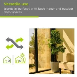 KANTE 12 in. Tall Slate Gray Lightweight Concrete Round Modern Outdoor Planter 17 KANTE 12 in. Tall Slate Gray Lightweight Concrete Round Modern Outdoor Planter -Vigoro sales Store slate gray kante plant pots rc0050b c60611 76 1000