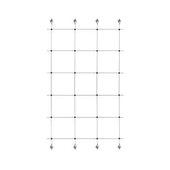 Vigoro 8 ft. x 3 ft. Stainless Steel Wire Rope Plant Trellis Kit