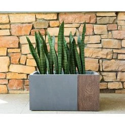 KANTE 31 in. L Rectangular Timber Ridge Concrete/Fiberglass Indoor Outdoor Elegant Long Planter 17 KANTE 31 in. L Rectangular Timber Ridge Concrete/Fiberglass Indoor Outdoor Elegant Long Planter -Vigoro sales Store timber ridge kante plant pots osf0219b c80811 1f 1000