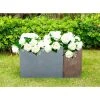 KANTE 31 in. L Rectangular Timber Ridge Concrete/Fiberglass Indoor Outdoor Elegant Long Planter -Vigoro sales Store timber ridge kante plant pots osf0219b c80811 64 1000