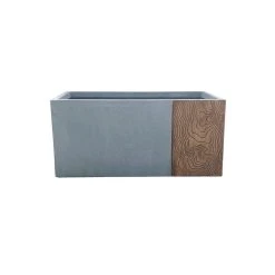 KANTE 31 in. L Rectangular Timber Ridge Concrete/Fiberglass Indoor Outdoor Elegant Long Planter 15 KANTE 31 in. L Rectangular Timber Ridge Concrete/Fiberglass Indoor Outdoor Elegant Long Planter -Vigoro sales Store timber ridge kante plant pots osf0219b c80811 c3 1000