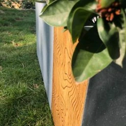 KANTE 31 in. and 23 in. Long Timber Ridge Lightweight Concrete Modern Rectangle Outdoor Planter Set -Vigoro sales Store timber ridge kante plant pots rf0219ab c80811 4f 1000