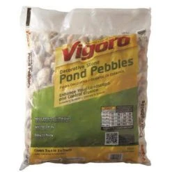 Vigoro 0.5 cu. ft. Bagged Pond Pebble Landscape Rock -Vigoro sales Store vigoro bagged landscape rocks 54249v 1d 1000