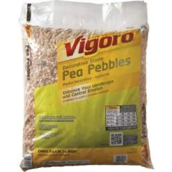 Vigoro 0.5 cu. ft. Bagged Pea Gravel Pebble Landscape Rock -Vigoro sales Store vigoro bagged landscape rocks 54255 1d 1000