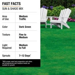Vigoro 20 lbs. Sun and Shade Grass Seed Mix with Water Saver Seed Coating -Vigoro sales Store vigoro grass seed 25687 fa 1000