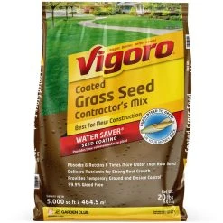 Vigoro 20 lbs. Contractor's Grass Seed Northern Mix with Water Saver Seed Coating