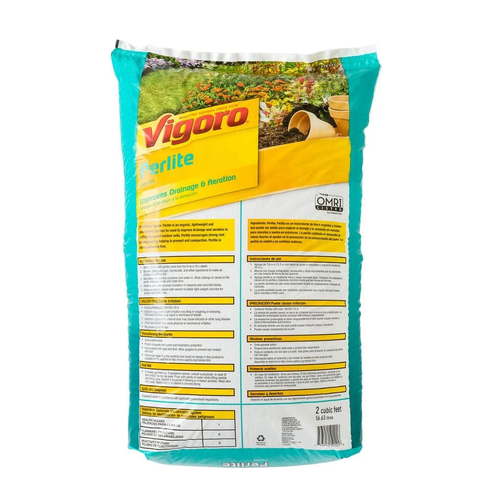 Vigoro 2 cu. ft. Organic Perlite Soil Amendment 4 Vigoro 2 cu. ft. Organic Perlite Soil Amendment - Image 2