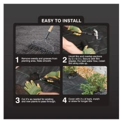 Vigoro 6 ft. x 100 ft. 3 oz. Woven Weed Barrier -Vigoro sales Store vigoro landscape fabric 46613 4f 1000