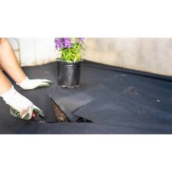 Vigoro 4 ft. x 100 ft. Weed Barrier Landscape Fabric -Vigoro sales Store vigoro landscape fabric nmv04100b 77 1000