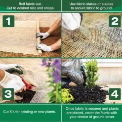 Vigoro 3 ft. x 24 ft. 100% Natural Burlap Landscape Fabric 25 Vigoro 3 ft. x 24 ft. 100% Natural Burlap Landscape Fabric -Vigoro sales Store vigoro landscape fabric nmvb0324 fa 1000