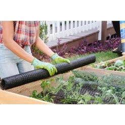 Vigoro 14 ft. x 45 ft. UV Treated Polypropylene Bird Block Netting and Barrier -Vigoro sales Store vigoro landscape fabric nmvbb1445 4f 1000