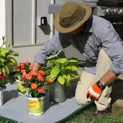 Vigoro 4 ft. x 100 ft. Matrix Grid Heavy-Duty Landscape Fabric (4-Pack) -Vigoro sales Store vigoro landscape fabric vpnm410085 4pk fa 1000