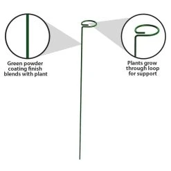 Vigoro 36 in. H x 2.24 in. W Metal Plant Prop -Vigoro sales Store vigoro tomato cages 613672 hd 4f 1000