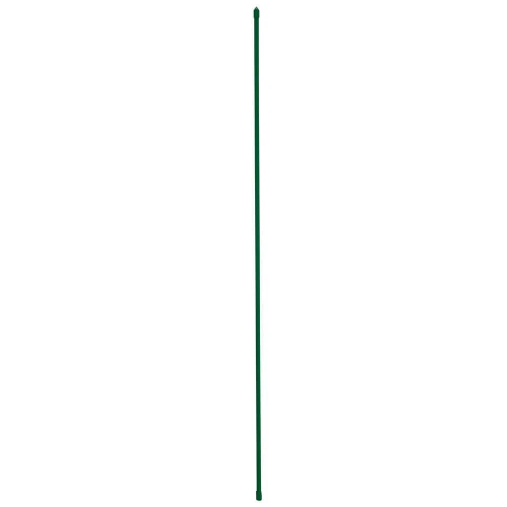 Vigoro 5 ft. Green Colored Steel Core Garden Stake 10 Vigoro 5 ft. Green Colored Steel Core Garden Stake - Image 8