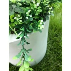 KANTE 12.9 in. Dia, Pure White Lightweight Concrete Modern Cylinder Outdoor Planter -Vigoro sales Store white kante plant pots rc0119b c80011 44 1000