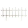 Vigoro 12 in. H White Classic Picket Style Plastic Garden Fence -Vigoro sales Store white plastic resin vigoro garden fencing 51502 64 1000