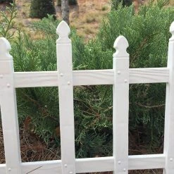 Vigoro 12 in. H White Classic Picket Style Plastic Garden Fence 18 Vigoro 12 in. H White Classic Picket Style Plastic Garden Fence -Vigoro sales Store white plastic resin vigoro garden fencing 51502 fa 1000