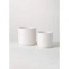 SULLIVANS White Ceramic Planter (Set of 2) -Vigoro sales Store white sullivans plant pots cm2952 64 1000