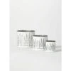 SULLIVANS White Weathered Metal Tree Planters - Set of 3 1 SULLIVANS White Weathered Metal Tree Planters - Set of 3 -Vigoro sales Store white sullivans plant pots met1806 64 1000