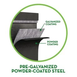 Vigoro Stand Up Steel Raised Garden Planter with Liner -Vigoro sales Store white vigoro elevated garden beds 82230hd 1f 1000