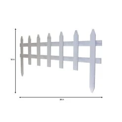 Vigoro 36 in. Wood Picket Garden Fence -Vigoro sales Store white vigoro garden fencing rc 74w e1 1000