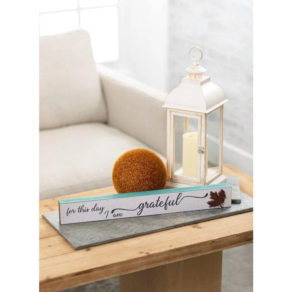 SULLIVANS 17.5 in. Lantern with LED Pillar Candle 6 SULLIVANS 17.5 in. Lantern with LED Pillar Candle - Image 5