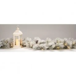 SULLIVANS 17.5 in. Lantern with LED Pillar Candle 8 SULLIVANS 17.5 in. Lantern with LED Pillar Candle -Vigoro sales Store whites sullivans outdoor lanterns gl43857 4f 1000